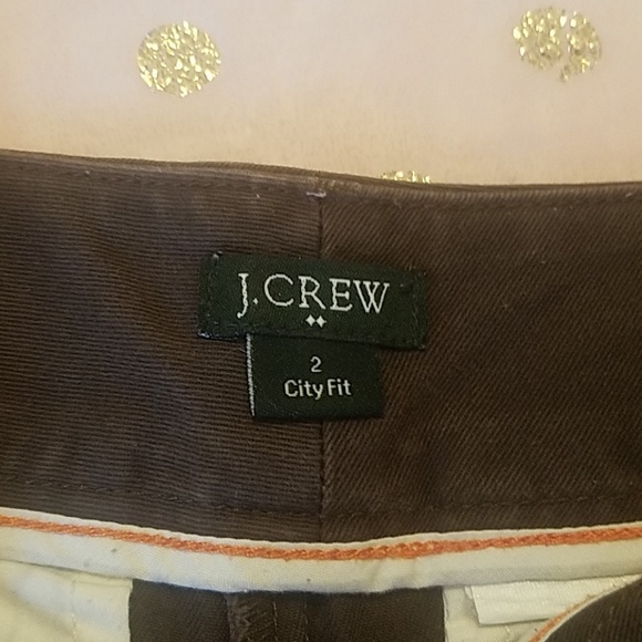 Brown J Crew Chino Shorts - Picture 2 of 4